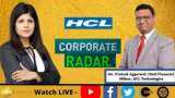 Corporate Radar: HCL Technologies, Chief Financial Officer, Prateek Aggarwal In Conversation With Zee Business