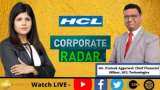 Corporate Radar: HCL Technologies, Chief Financial Officer, Prateek Aggarwal In Conversation With Zee Business Corporate Radar: HCL Technologies, Chief Financial Officer, Prateek Aggarwal In Conversation With Zee Business