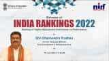 NIRF Ranking 2022: IISC Bengaluru retains 1st rank in 'best university' category; Full list