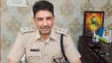 Tauru DSP Surendra Singh had signalled a dumper-truck to halt to check documents. Tauru DSP Surendra Singh had signalled a dumper-truck to halt to check documents.