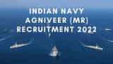Indian Navy Recruitment 2022: Few days left to apply for 200 Agniveer MR posts, Check full detail| Notification here
