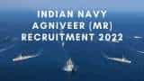 Indian Navy Recruitment 2022: Few days left to apply for 200 Agniveer MR posts, Check full detail| Notification here Indian Navy Recruitment 2022: Few days left to apply for 200 Agniveer MR posts, Check full detail| Notification here