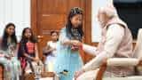 Raksha Bandhan 2022: PM Modi celebrates Rakhi with daughters of PMO staff | Photos