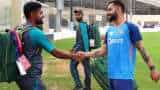 Asia Cup 2022: Virat Kohli, Babar Azam greet each other during practice session in Dubai