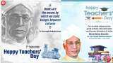 Sarvepalli Radhakrishnan: Remembering India's one of the finest teachers | Teachers' Day 2022