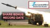 BEL Bonus Share Record Date 2022, Ex-date: Announced | Share price NSE, latest news - All details