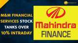 M&amp;M Financial Services shares nosedived over 10% intraday after RBI order on recovery agent