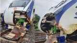 IN PICS: What happened to Mumbai-Gandhinagar Vande Bharat Express Train afte it hit a herd of buffaloes IN PICS: What happened to Mumbai-Gandhinagar Vande Bharat Express Train afte it hit a herd of buffaloes
