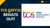 TCS Q2FY23 Results:  Net Profit surges 8%; Second interim dividend DECLARED 