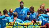 ICC T20 World Cup 2022 West Indies vs Scotland: Squads, venue, when and where to watch WI vs SCO match | Live Streaming 
