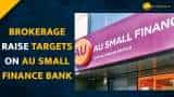 Brokerages raise targets on AU Small Finance Bank post healthy Q2 results 