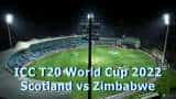 Scotland vs Zimbabwe ICC T20 World Cup 2022: Squads, venue, when and where to watch SCO vs ZIM match | Live Streaming 