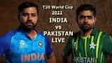 India vs Pakistan LIVE Cricket Score T20 World Cup 2022 Ind vs Pak Live Scorecard MCG Melbourne Weather Forecast Virat Kohli Babar Azam Rohit Sharma Australia