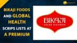 Bikaji Foods, Global Health IPOs listing: Shares List At Premium—Check Full Details 