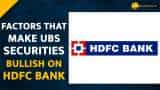 UBS Securities Bullish on HDFC Bank; can yield 18% return--Check Details Here 