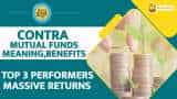 Paisa Wasool: Contra Mutual Funds | Meaning, Benefits, Top 3 Performers | Massive Returns
