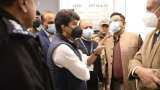 Delhi: Aviation Minister Jyotiraditya Scindia Visits Delhi Airport For Surprise Inspection After Complaints Delhi: Aviation Minister Jyotiraditya Scindia Visits Delhi Airport For Surprise Inspection After Complaints