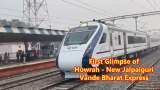 Watch Video: First glimpse of Vande Bharat Express train between Howrah to New Jalpaiguri, trial run completed