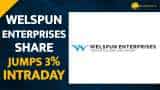  Welspun Enterprises share jump 3% intraday ahead of board meeting for Buyback, Dividend