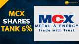 MCX shares plunge; Brokerage downgrade the rating--Check Details Here MCX shares plunge; Brokerage downgrade the rating--Check Details Here