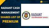 Radiant Cash Management lists at 10% premium over issue price 