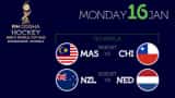 Hockey world cup 2023 today schedule, Live streaming, match time table Malaysia Vs Chile, New Zealand Vs Netherlands, France Vs South Africa, Argentina Vs Australia