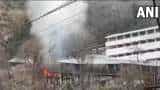 Fire breaks out near Mata Vaishno Devi shrine in J&K's Reasi, no casualty reported Fire breaks out near Mata Vaishno Devi shrine in J&K's Reasi, no casualty reported