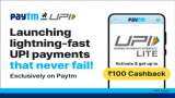 Make UPI payments of up to Rs 200 without pin — Paytm makes single click payments possible with UPI LITE