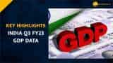 India's Q3 GDP slows down to 4.4% on contraction in manufacturing; FY23 economic growth pegged at 7% India's Q3 GDP slows down to 4.4% on contraction in manufacturing; FY23 economic growth pegged at 7%