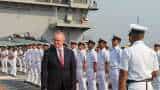 Australian PM Anthony Albanese Receives Guard Of Honour Onboard INS Vikrant