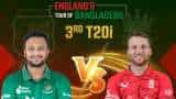 BAN vs ENG 3rd T20I Live Streaming: When and where to watch Live Bangladesh Vs England match, Score on TV, Online, and Apps