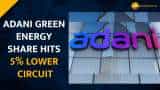 Adani green energy shares fell sharply after NSE, BSE placed it in 2nd stage of ASM framework 