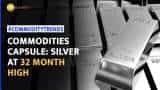 Commodities Capsule: Silver touches 32-month high, Crude Oil headed for 4th weekly rise