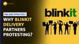 Blinkit delivery partners protest in Delhi NCR over payout policy