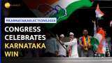 Karnataka Election Results 2023: Congress party workers celebrate victory in Karnataka assembly elections