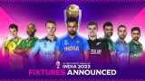 ICC ODI World Cup 2023 Schedule: India to play Pakistan on October 15 in Ahmedabad — check details, fixtures, venues, match timings