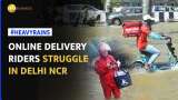 Heavy rain disrupts online deliveries in Delhi NCR