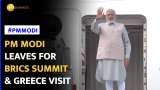 PM Modi visits South Africa for BRICS Summit, to travel to Greece next
