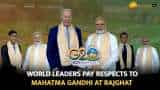 PM Modi, President Biden, Rishi Sunak, Among Other Leaders Pay Homage to Mahatma Gandhi at Rajghat