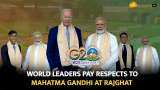 PM Modi, President Biden, Rishi Sunak, Among Other Leaders Pay Homage to Mahatma Gandhi at Rajghat PM Modi, President Biden, Rishi Sunak, Among Other Leaders Pay Homage to Mahatma Gandhi at Rajghat