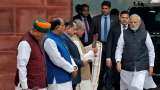 PM Modi, several MPs walk from old Parliament building to new one PM Modi, several MPs walk from old Parliament building to new one