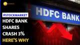 HDFC Bank Share Price Plunges Over 3% as Analysts Express Concerns After Investor Meet