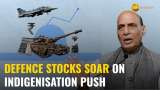 Centre&#039;s 5th Defence Indigenization List Sparks Surge in Defense Company Stocks | Rajnath Singh