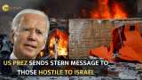 US President Biden Warns Hostile Parties: &#039;The World is Watching&#039; | Israel Conflict