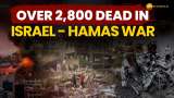 Israel Gaza War: Death Toll Surpasses 2,800 With The No End To War in Sight
