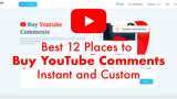 Best 12 places to buy YouTube comments (instant and custom)