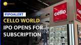 Cello World IPO: Check Price Band, Dates, and Other Key Details Cello World IPO: Check Price Band, Dates, and Other Key Details