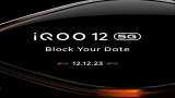 iQOO 12 to be officially launched in India on December 12