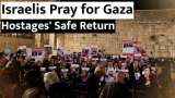 Israel Palestine Conflict: Israelis Gather At Western Wall In Jerusalem To Pray For Hostages