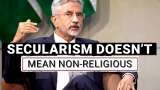 Jaishankar on India&#039;s Secularism: &quot;Equal Respect for All Faiths&quot;
